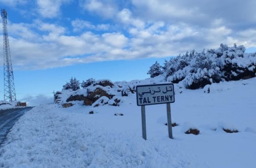 Réouverture des routes coupées à Tlemcen après les chutes de neige